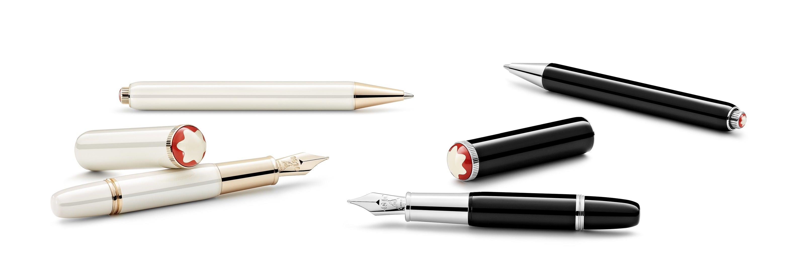 Montblanc Heritage Rouge et Noir "Baby" Special Edition Black Ballpoint Pen