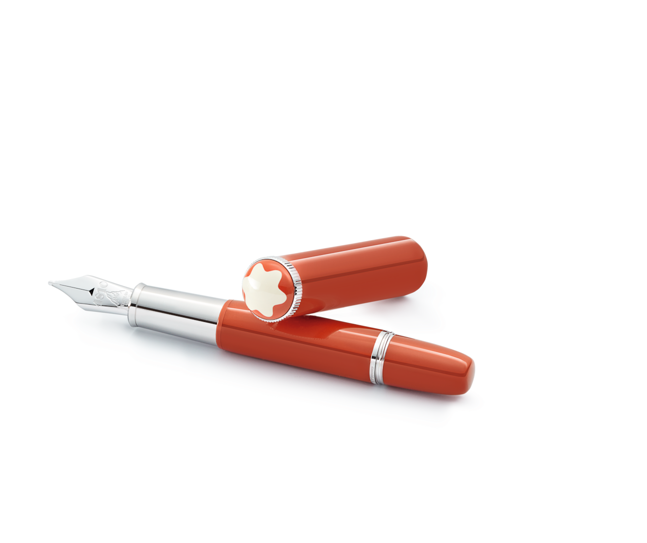 Montblanc Heritage Rouge et Noir "Baby" Special Edition Coral-Coloured Fountain Pen