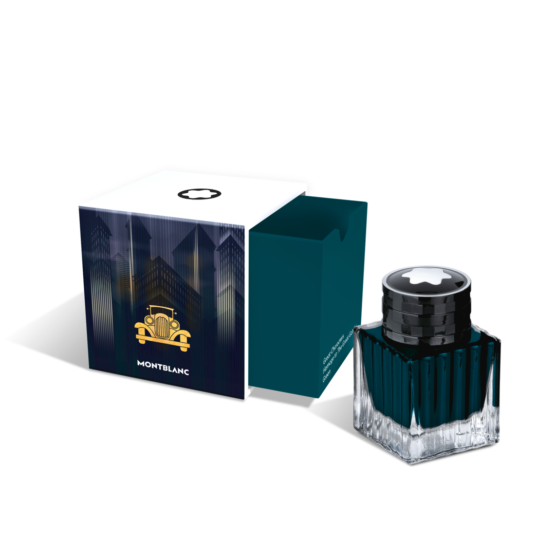 Flacon d'encre, Grands Personnages Hommage à The Great Gatsby, Vert - 50ml