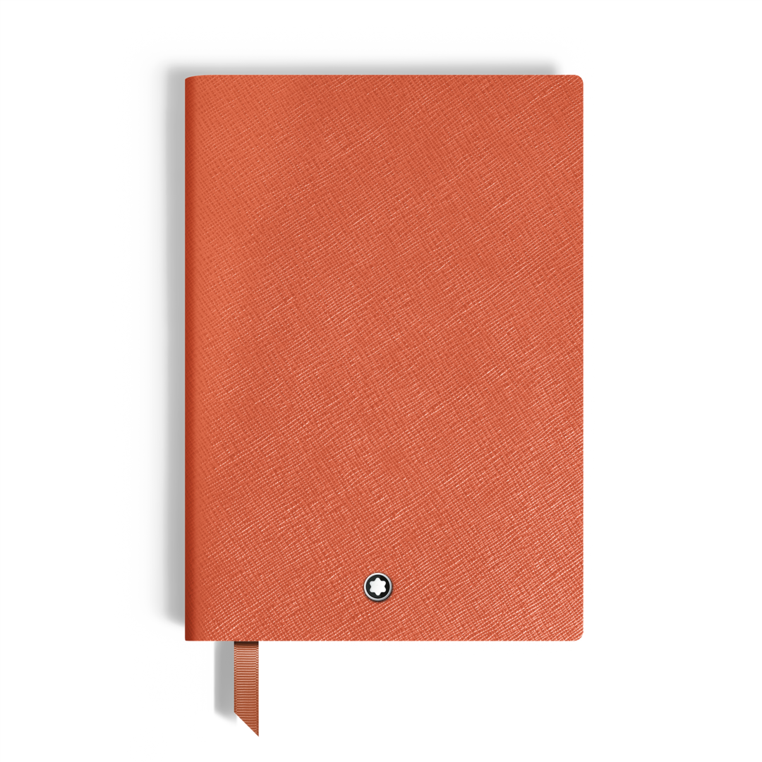Notebook Medium, Cayenne Leather, Burgundy, Lined Pages