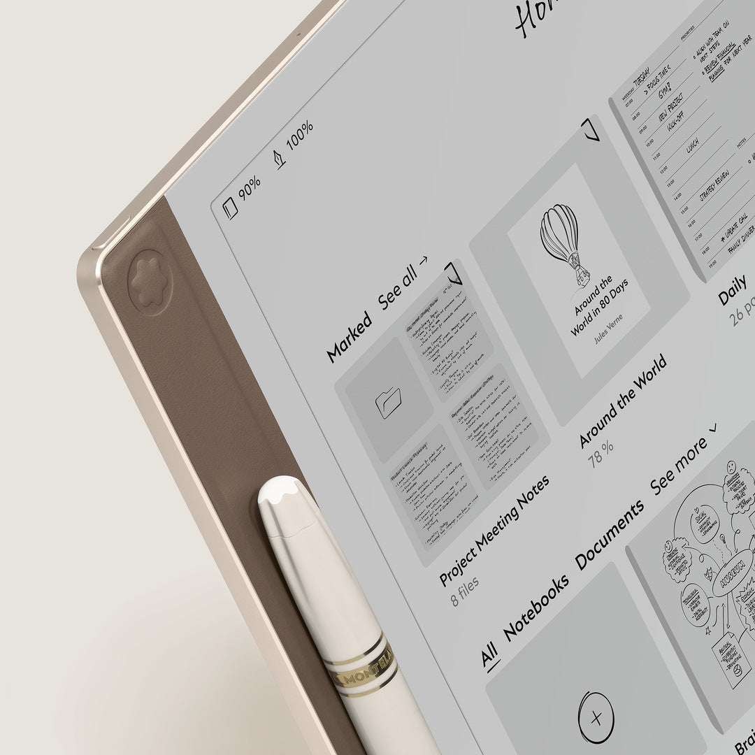 Montblanc Digital Paper Elixir Gold color