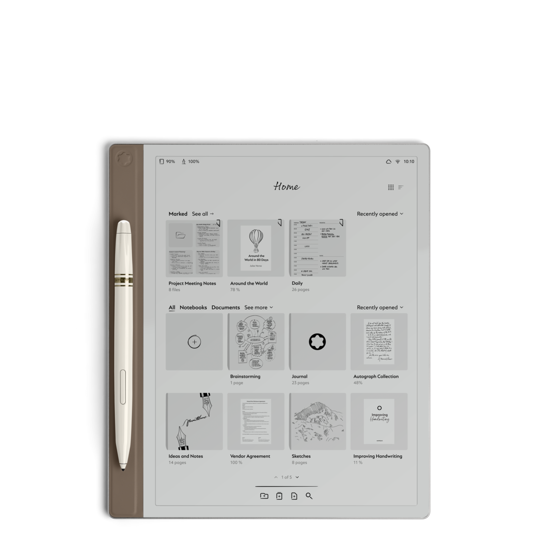 Montblanc Digital Paper Elixir Gold color