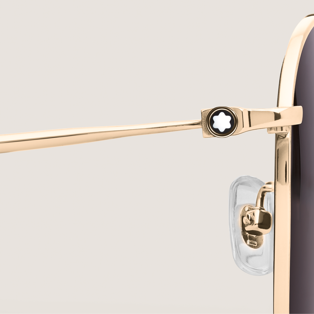 Squared Titanium Gold Col Frame