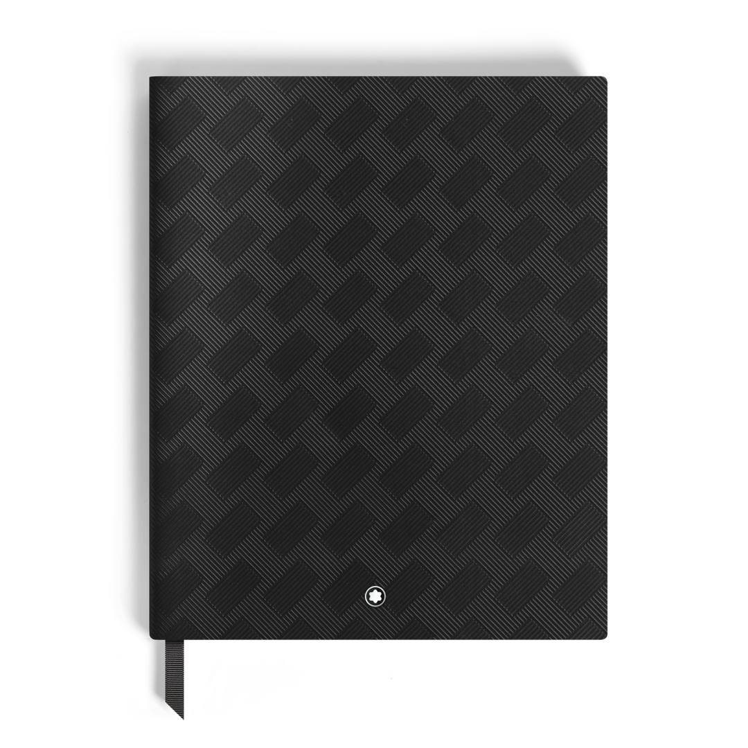 Large Notebook in Extreme Leather, Lined Pages