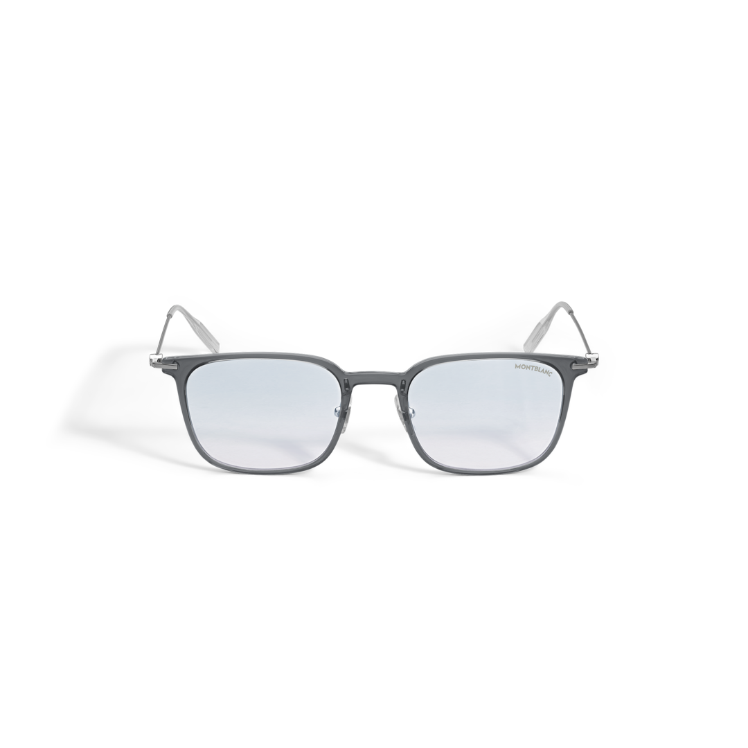 Squared Sunglasses with Injected Grey Frame