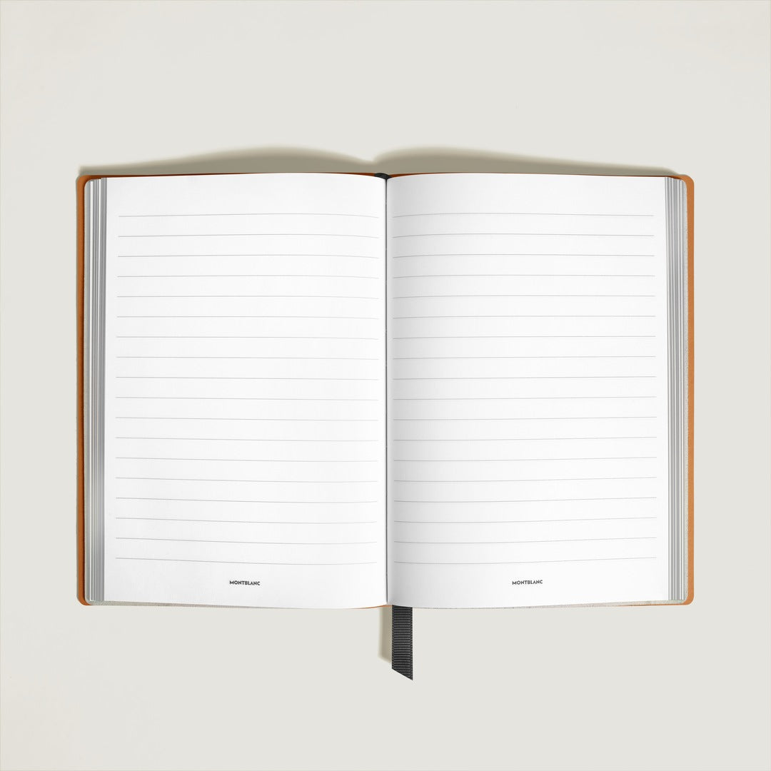 Carnet Moyen en Cuir Sartorial, Pages Lignées