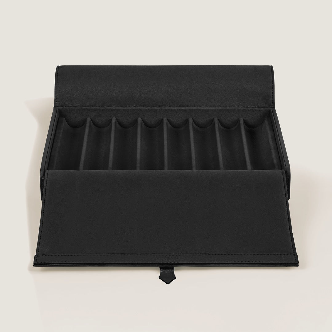 Travel Box for 8 Writing Instruments in Grain Leather