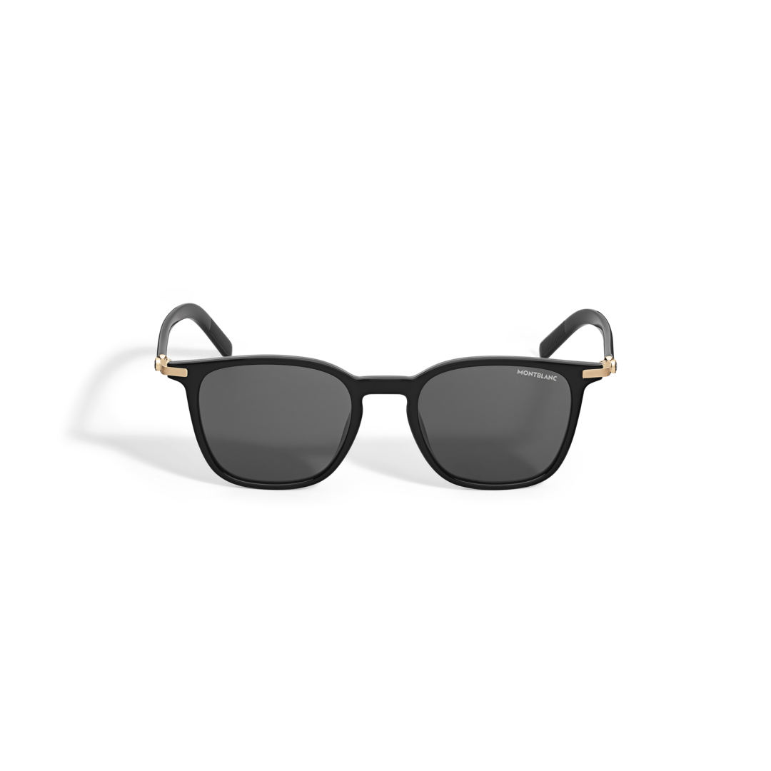 Squared Sunglasses with Black Acetate Frame