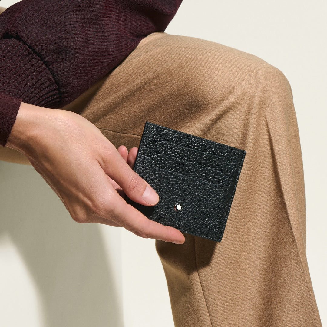 Porte-cartes à grain doux 6cc