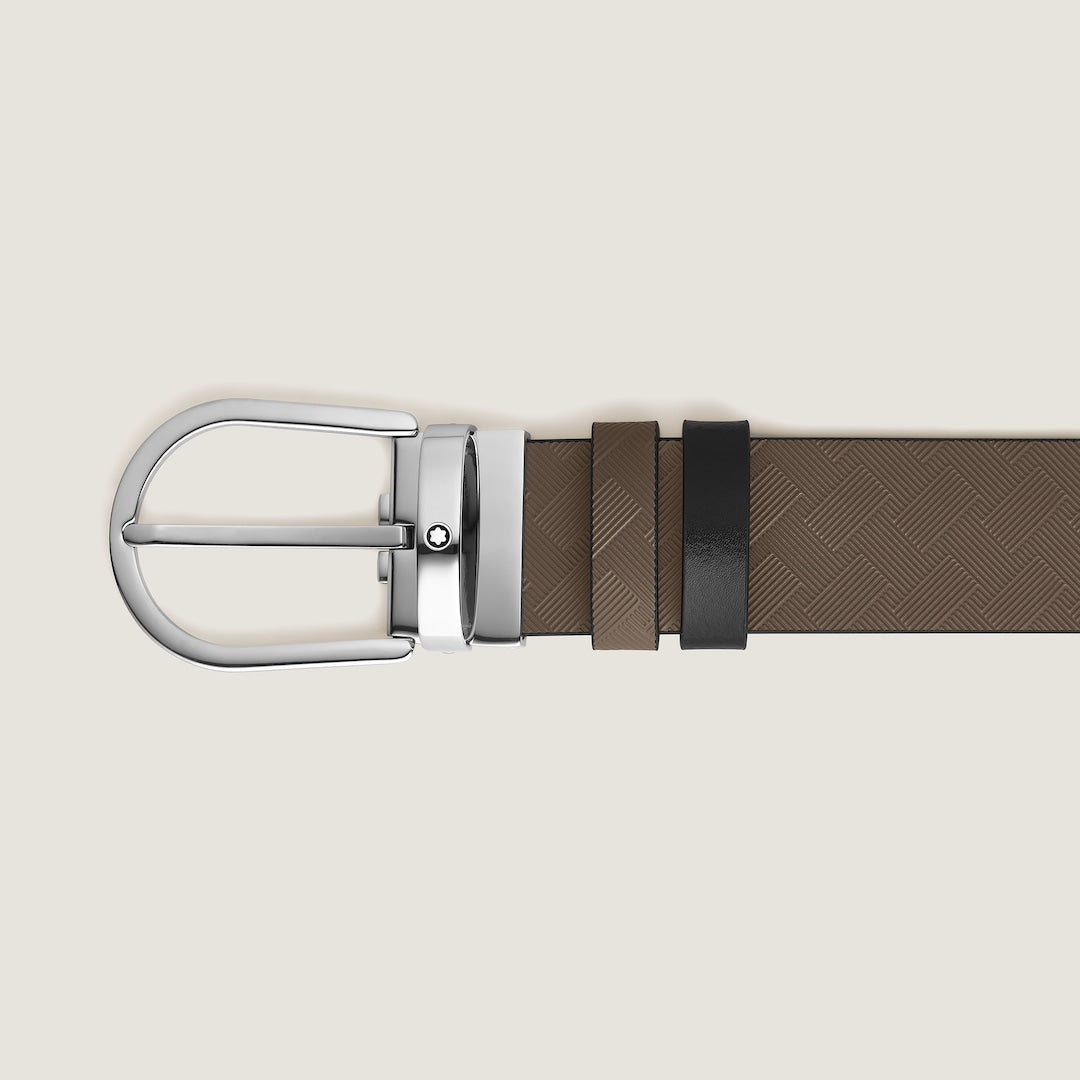 Horseshoe 35 mm Reversible Belt in Extreme Leather