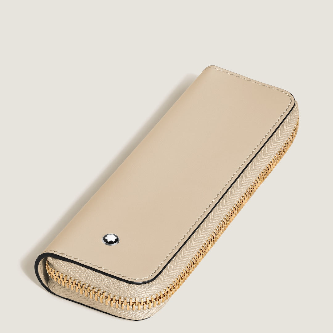 Étui 1 stylo avec fermeture éclair en cuir Meisterstück
