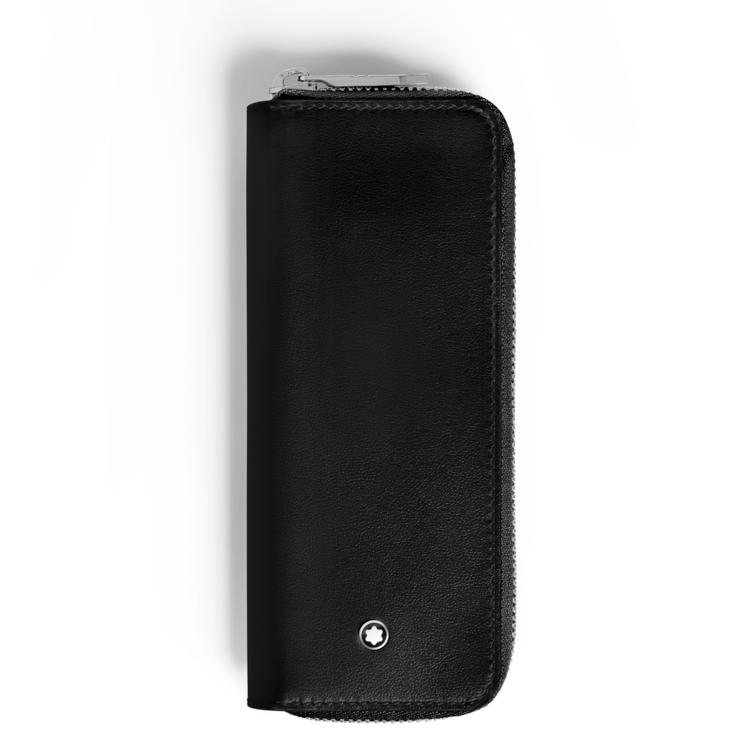 2-Pen Pouch with zip in Meisterstück Leather