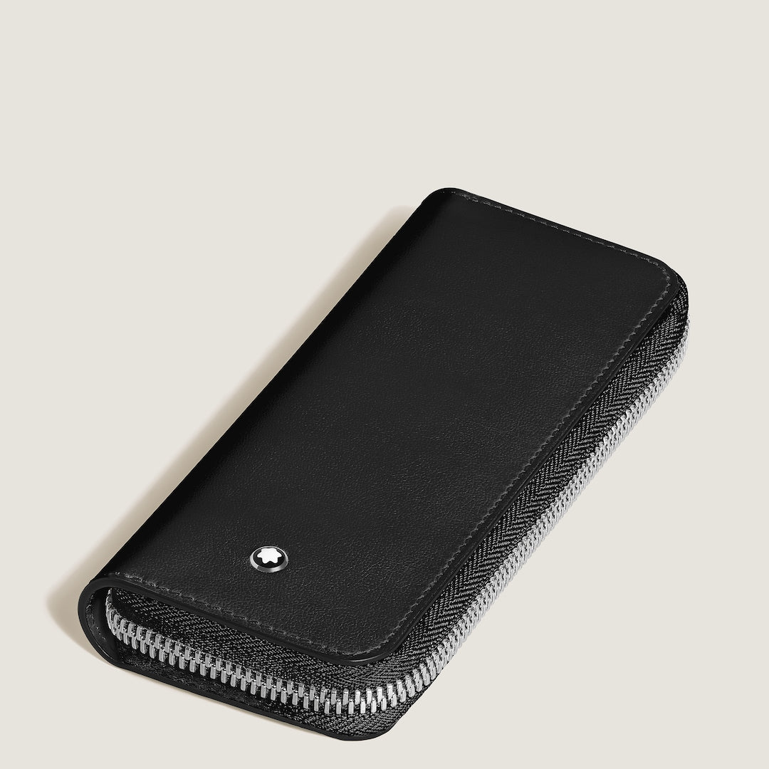 2-Pen Pouch with zip in Meisterstück Leather