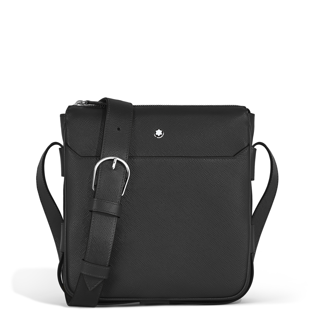 Vertical Belt Messenger Bag in Sartorial Leather