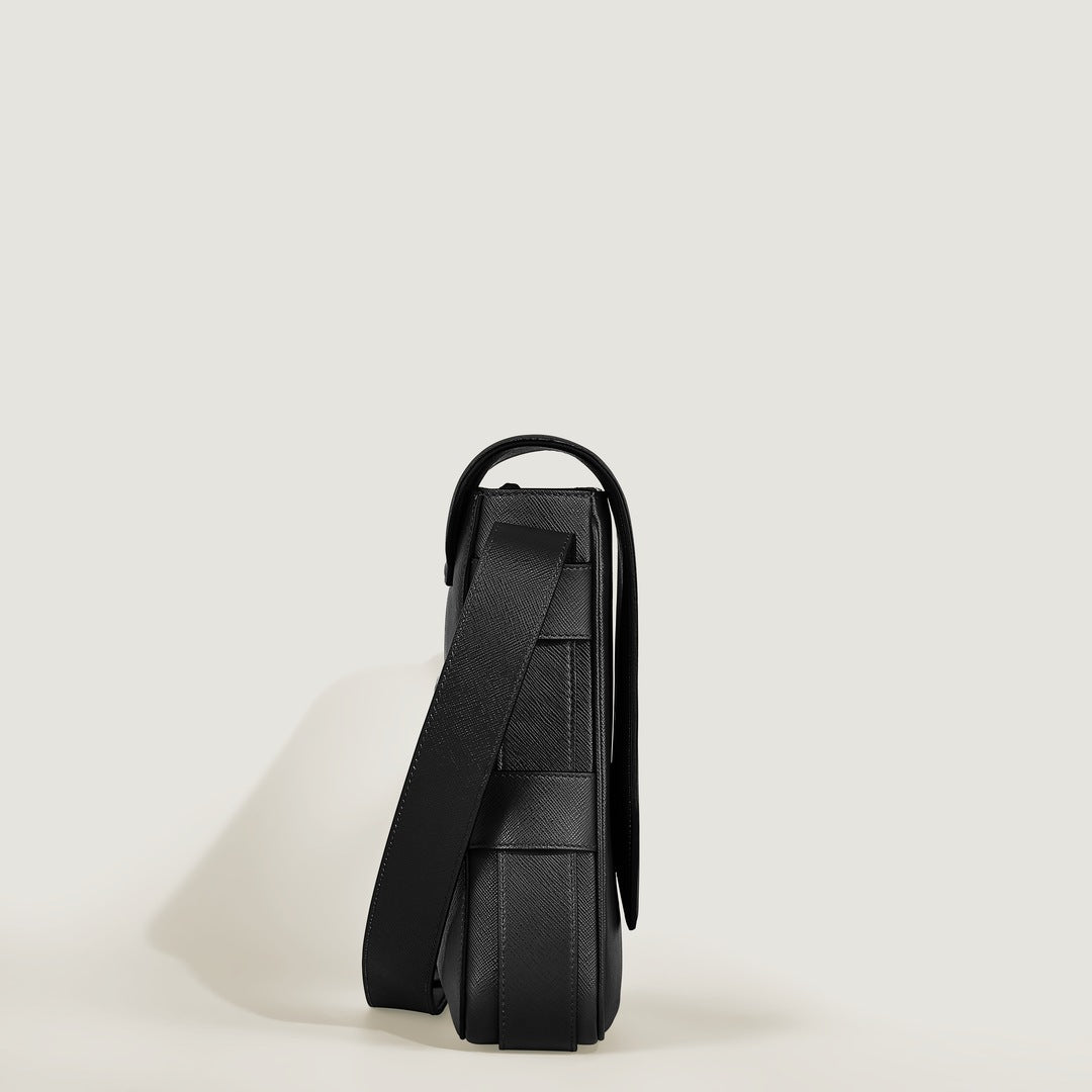 Sac bandoulière-ceinture en cuir Sartorial