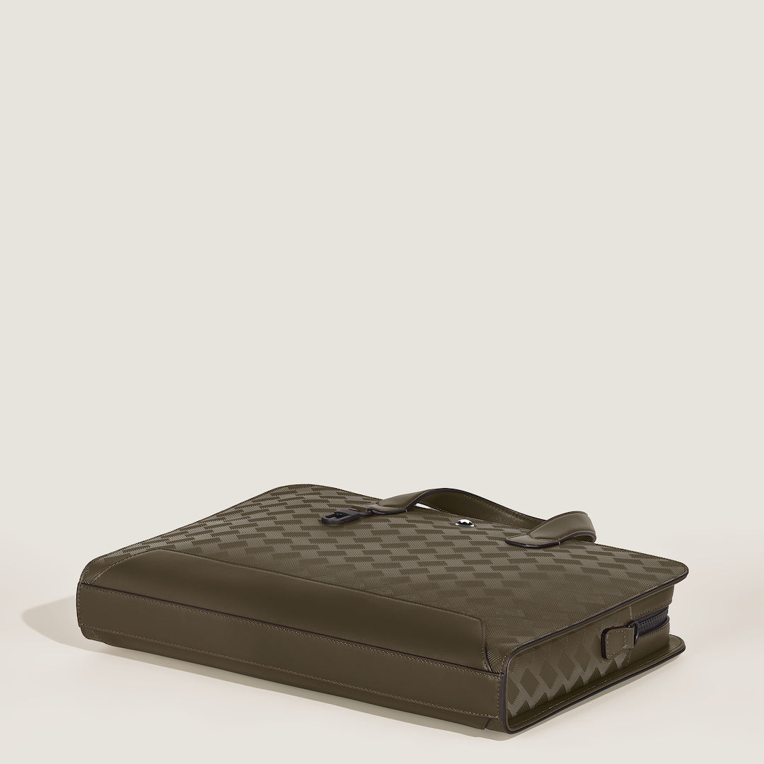 Thin Briefcase in Extreme Leather