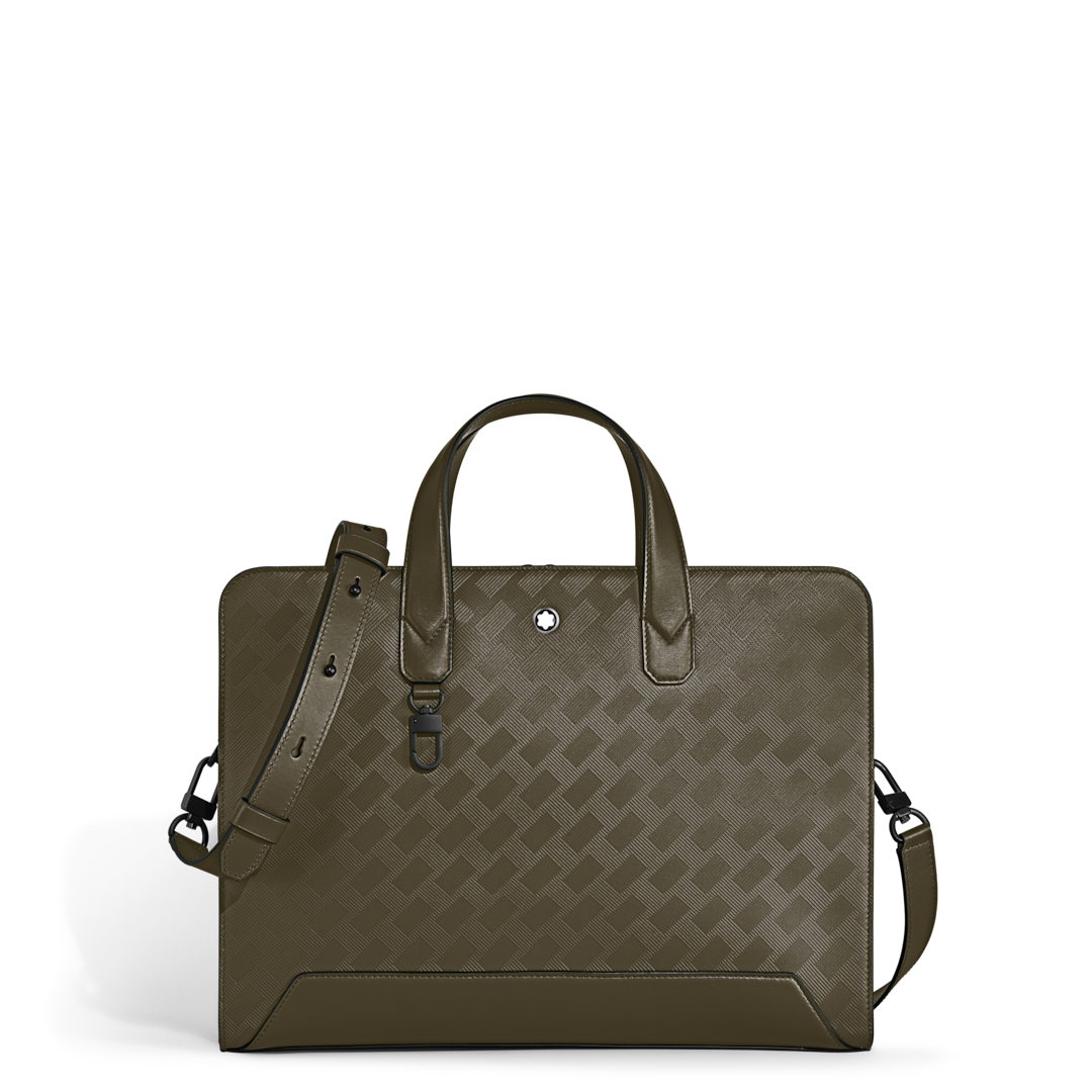 Thin Briefcase in Extreme Leather