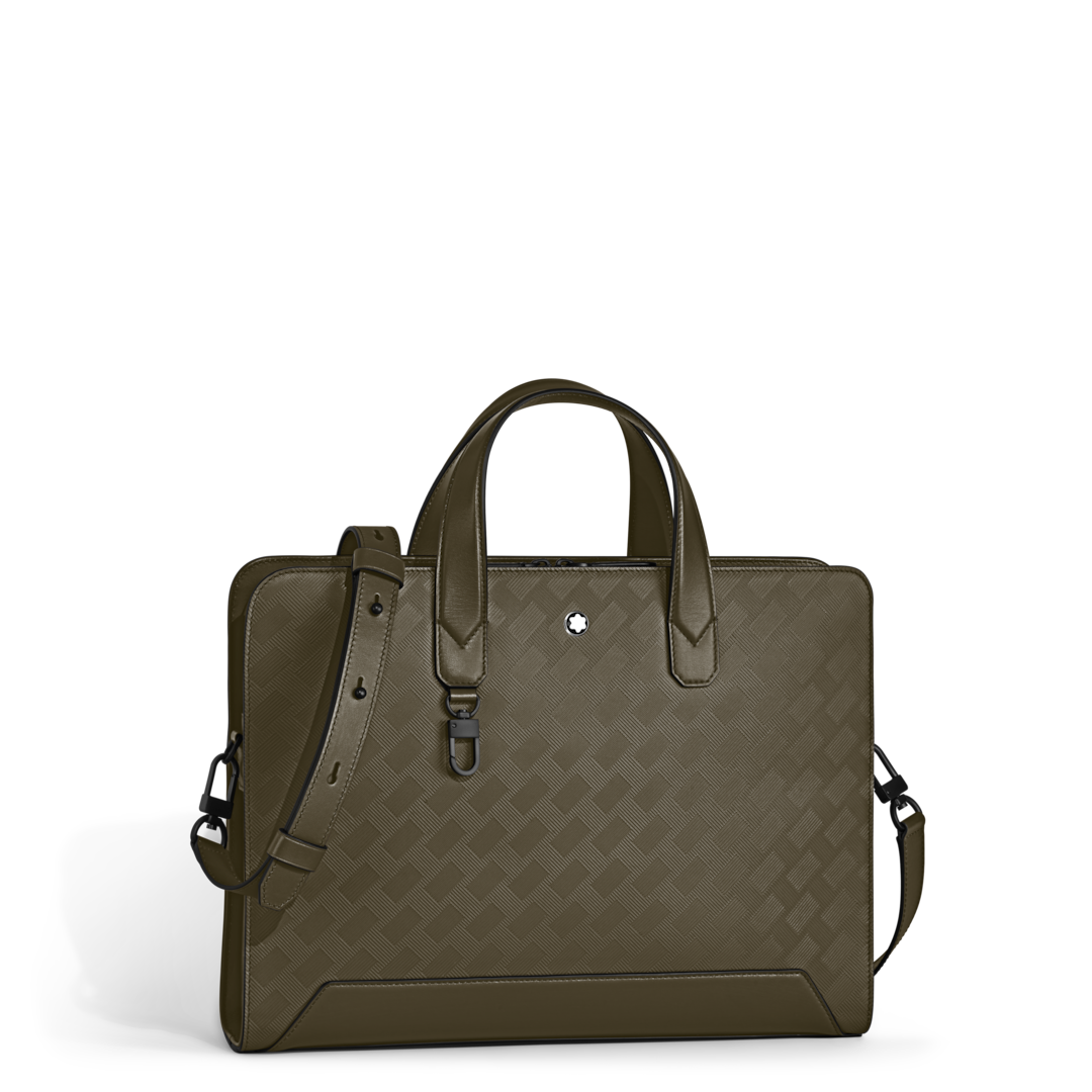 Thin Briefcase in Extreme Leather