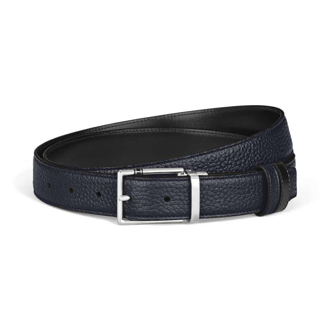 35 mm Reversible Belt in Grain Leather with Rectangular Meisterstück Buckle