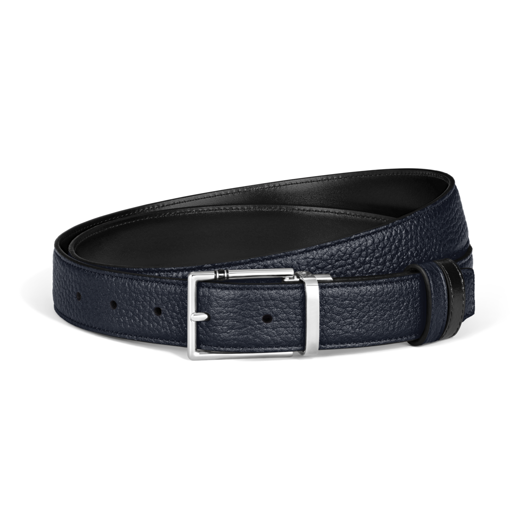 35 mm Reversible Belt in Grain Leather with Rectangular Meisterstück Buckle