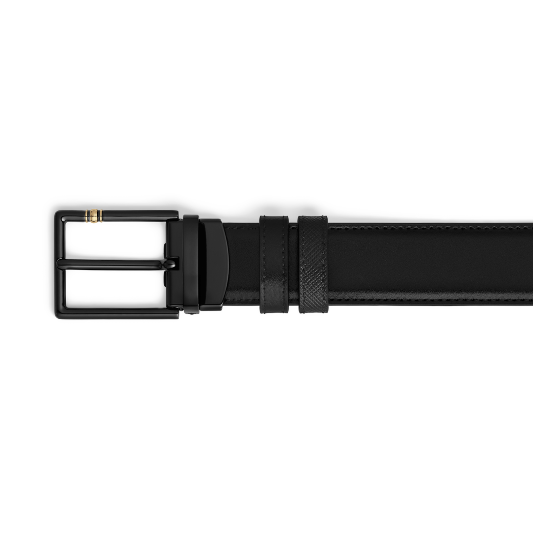 30 mm Reversible Belt in Leather with Rectangular Meisterstück Buckle