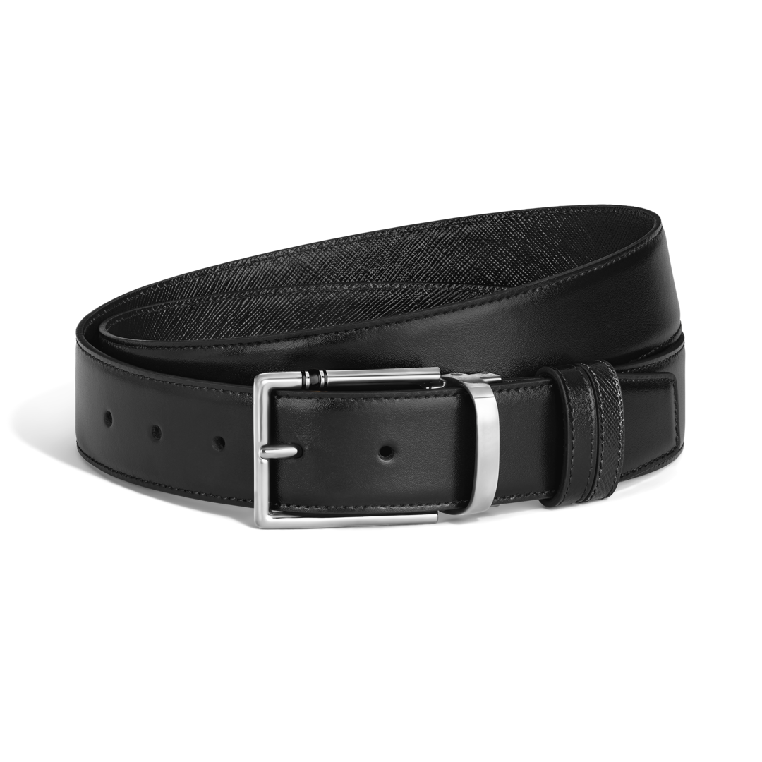 35 mm Reversible Belt in Leather with Rectangular Meisterstück Buckle