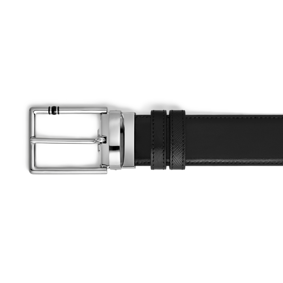 35 mm Reversible Belt in Leather with Rectangular Meisterstück Buckle