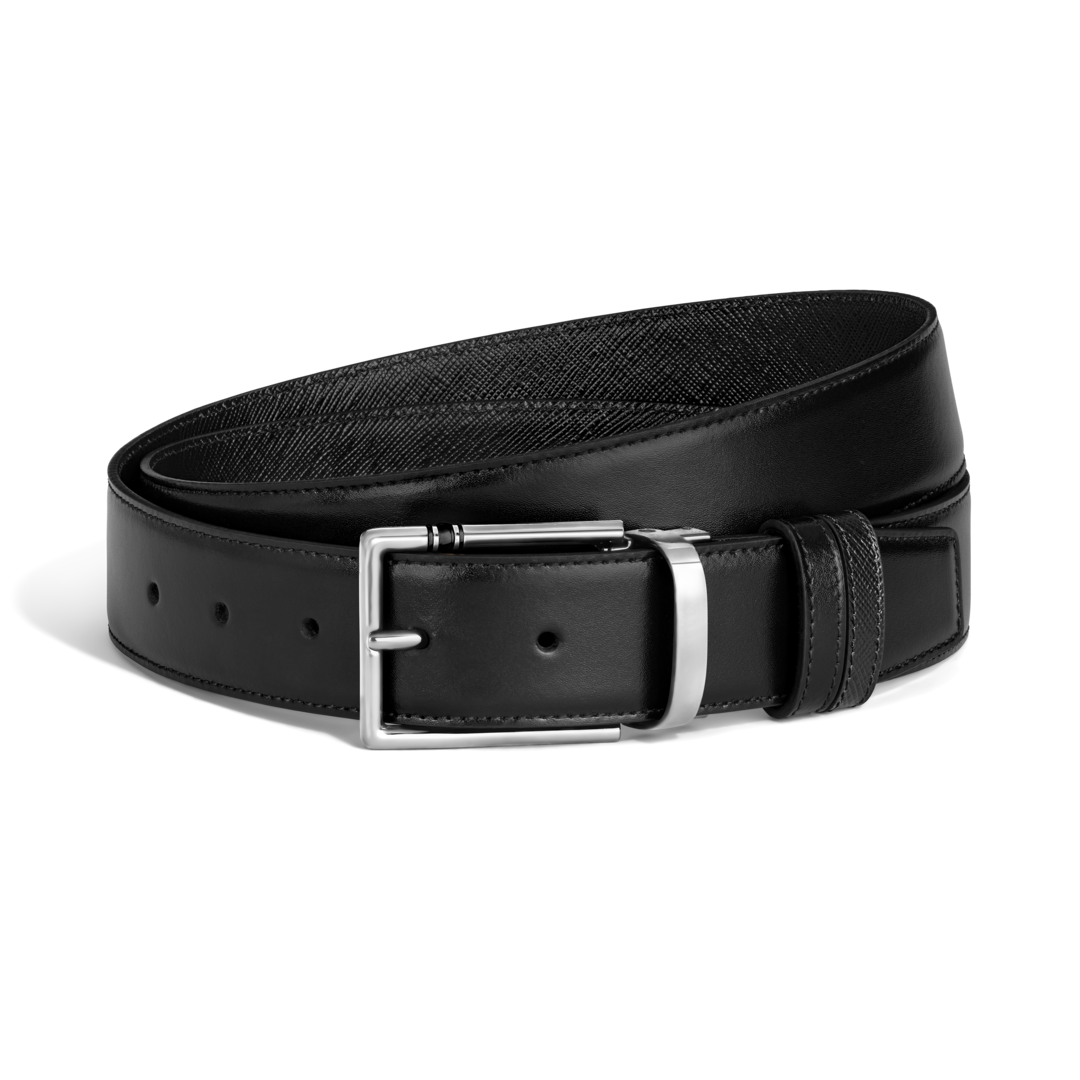 35 mm Reversible Belt in Leather with Rectangular Meisterstück Buckle