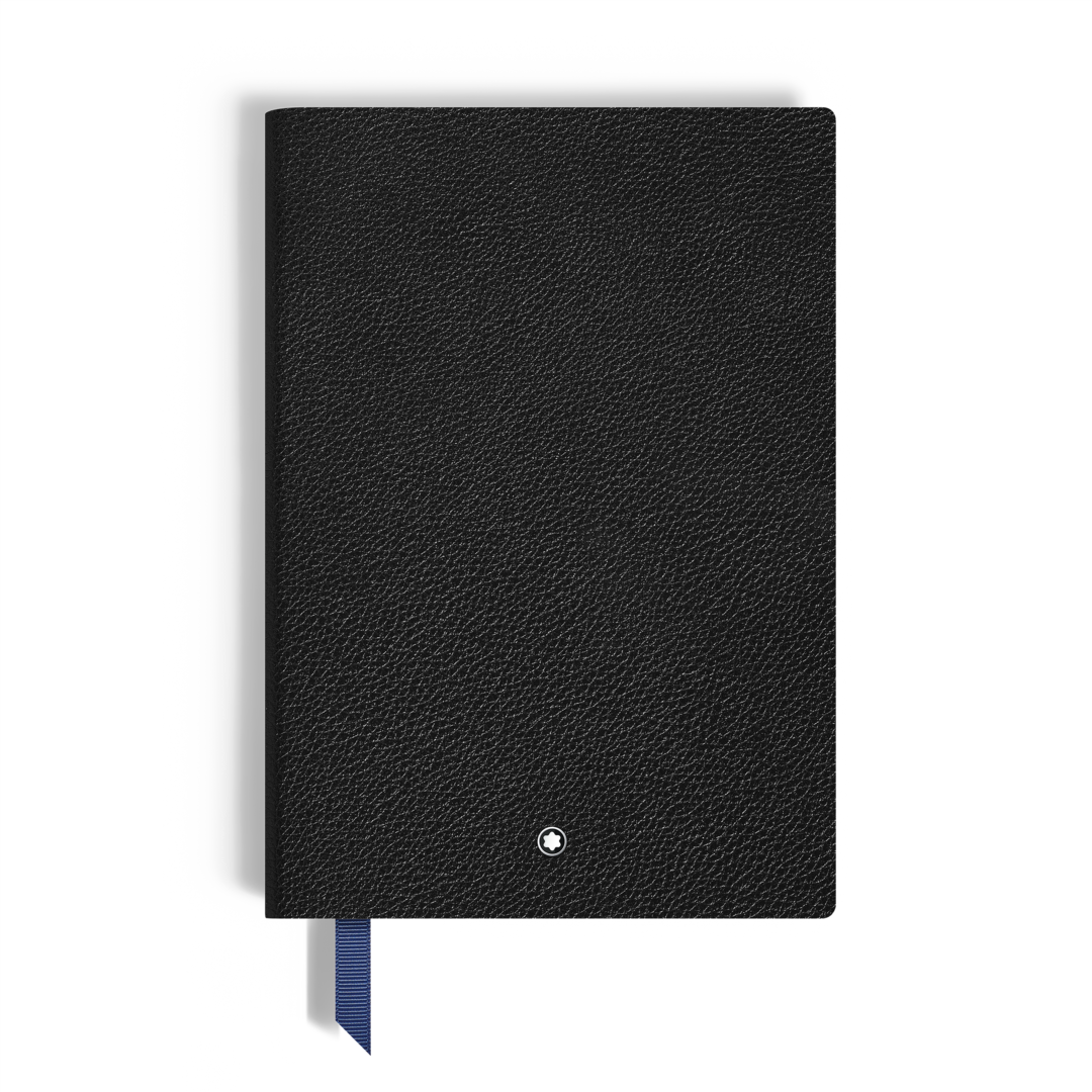 Medium Notebook in Grain Leather, Lined Pages