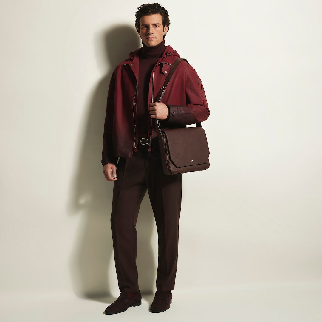 Belt Messenger Bag in Sartorial Leather