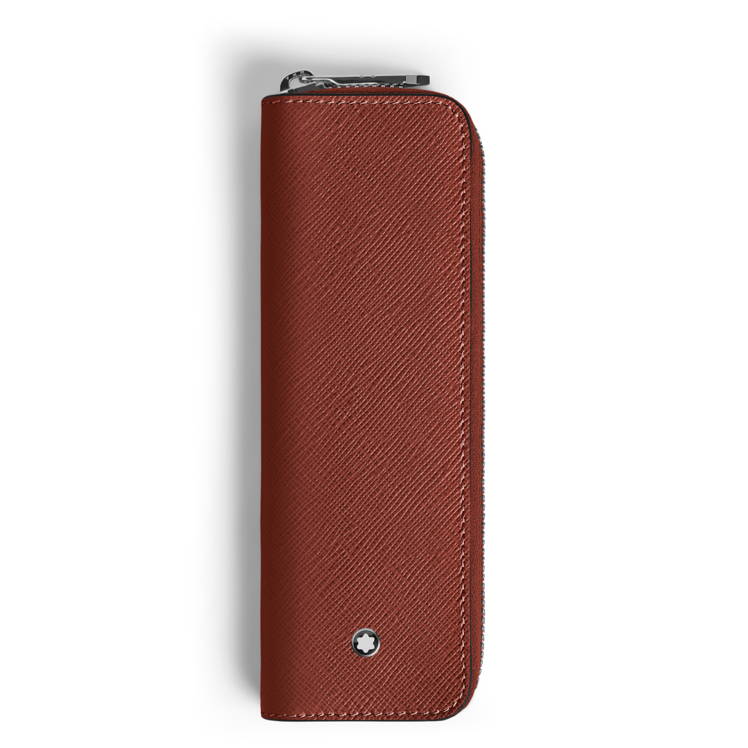 1 Pen Pouch with zip in Sartorial Leather