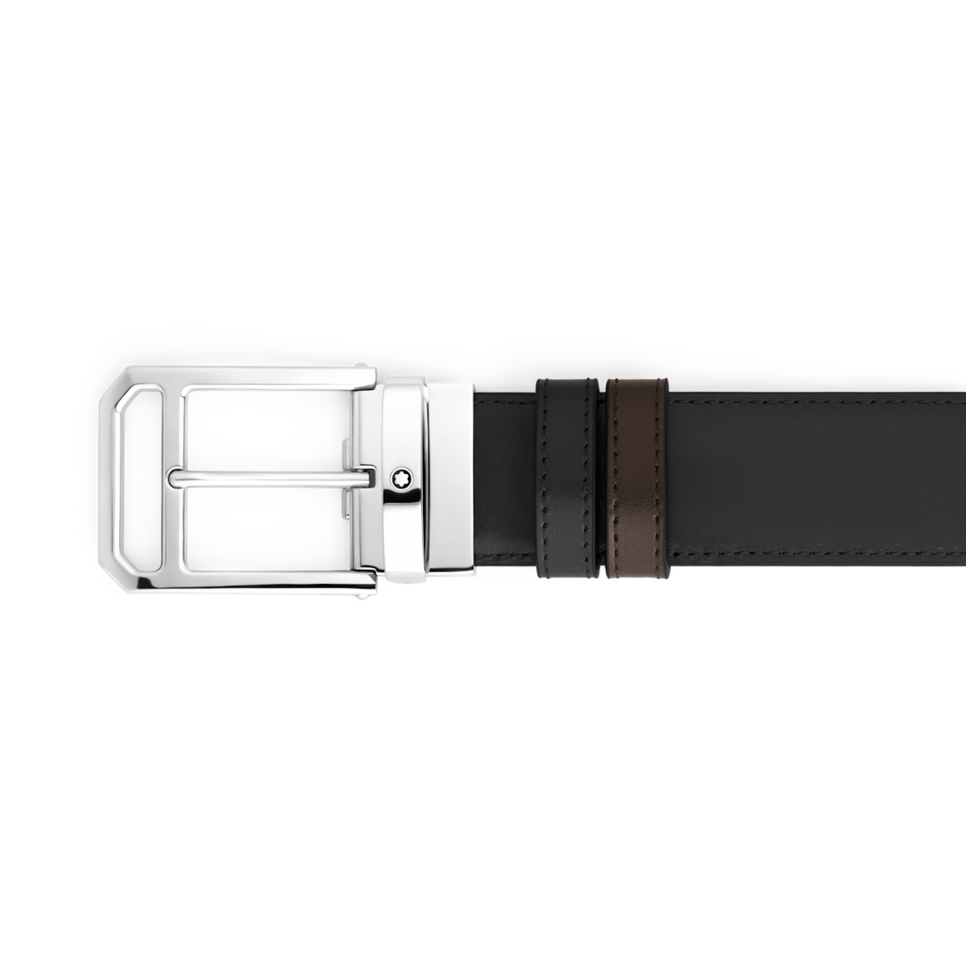 Ceinture réversible 35 mm en cuir Meisterstück avec boucle ardillon rectangulaire