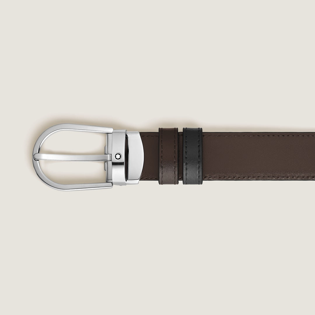 Ceinture réversible Horseshoe 35 mm en cuir Meisterstück
