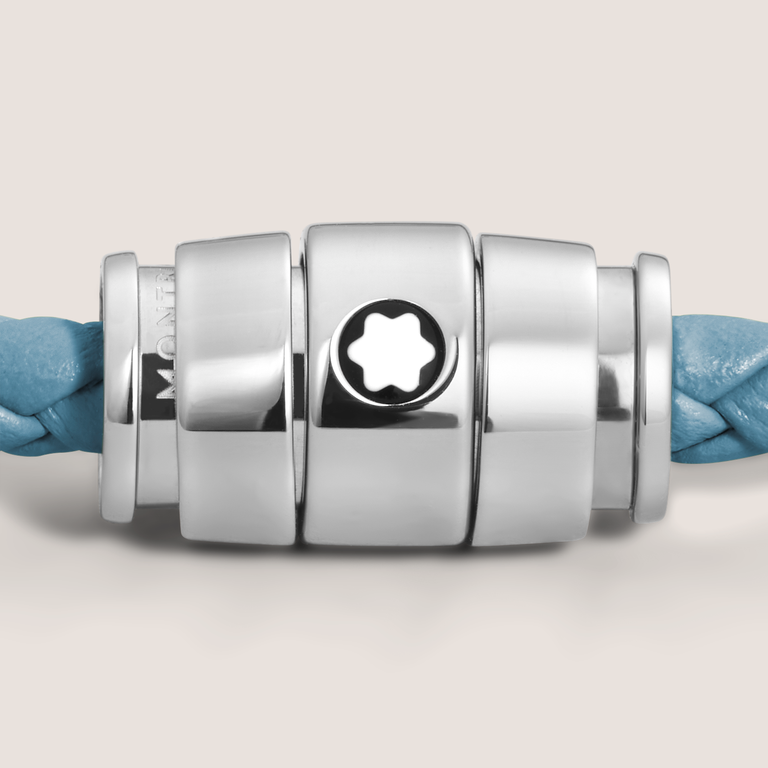 Bracelet, Soft Leather, Smoky Blue