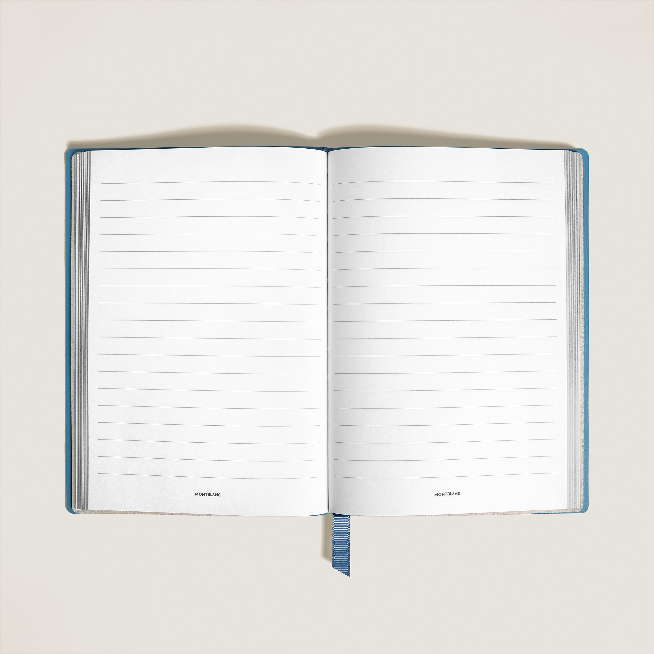 Carnet n° 146 Petit, Montblanc 4810, Bleu Fumé - Ligné