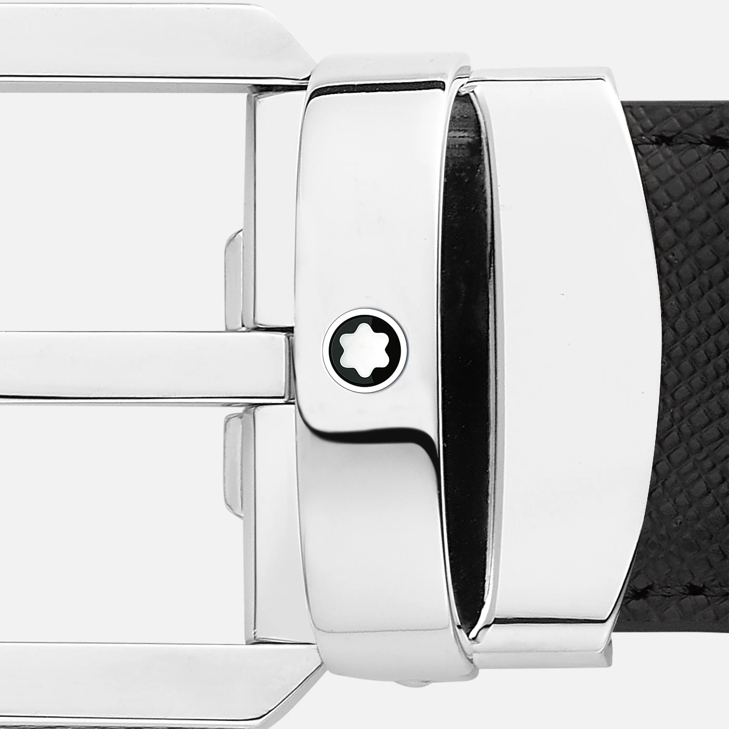 Black/brown 30 mm reversible leather belt
