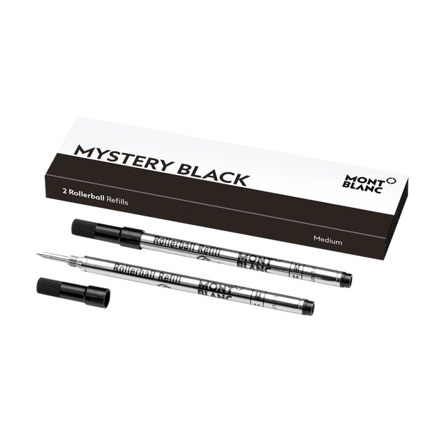 2 Rollerball Refills M Mystery Black Montblanc Montreal