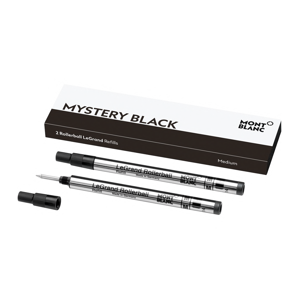 2 Rollerball LeGrand Refills (M) Mystery Black