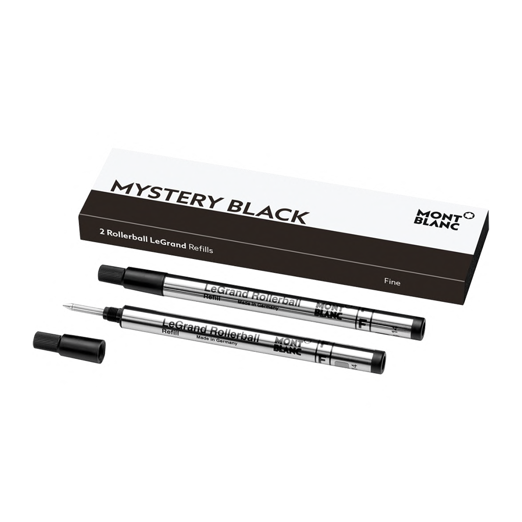 2 Rollerball LeGrand Refills (F) Mystery Black