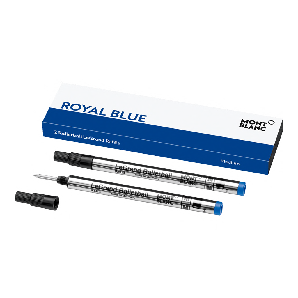2 Rollerball LeGrand Refills (M), Royal Blue