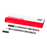 2 Rollerball Refills (M), Modena Red