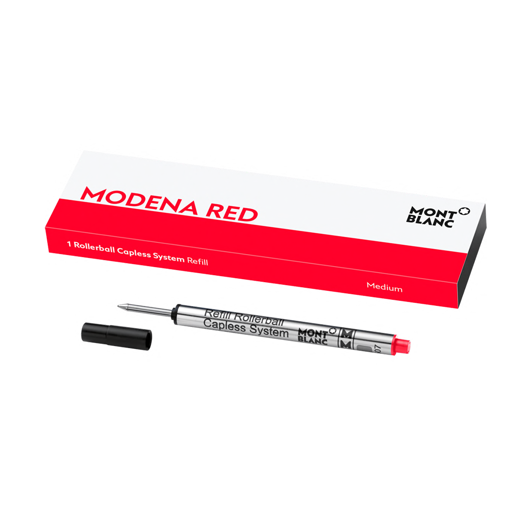 Rollerball Capless System Refill (M), Modena Red