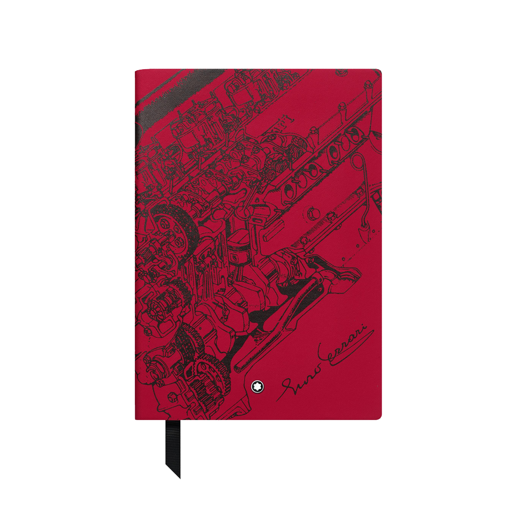 Carnet #146 - Petits, Grands Personnages Enzo Ferrari, Rouge, Ligné