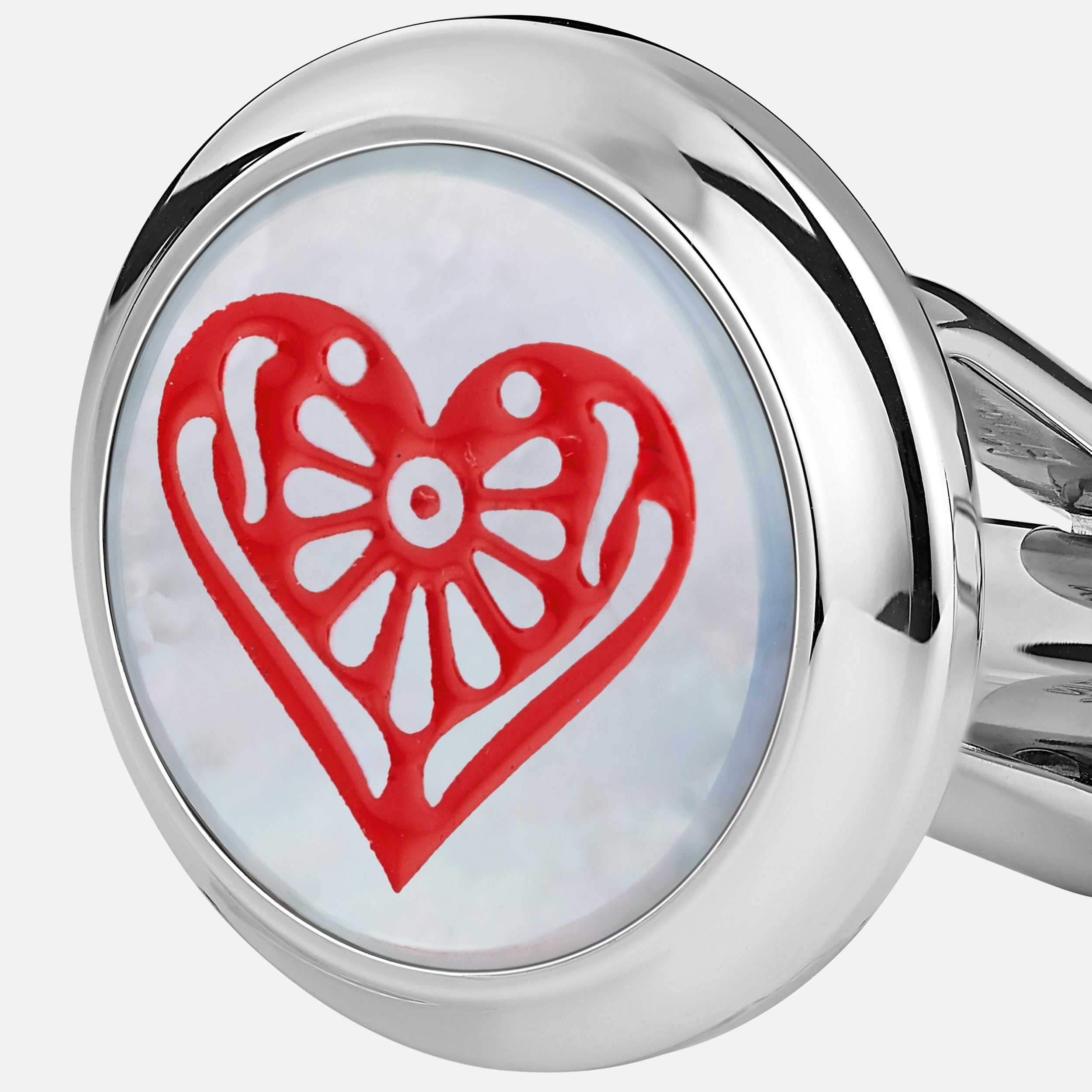Meisterstück Tribute to the Book Around the World in 80 Days Spade & Heart Cufflinks