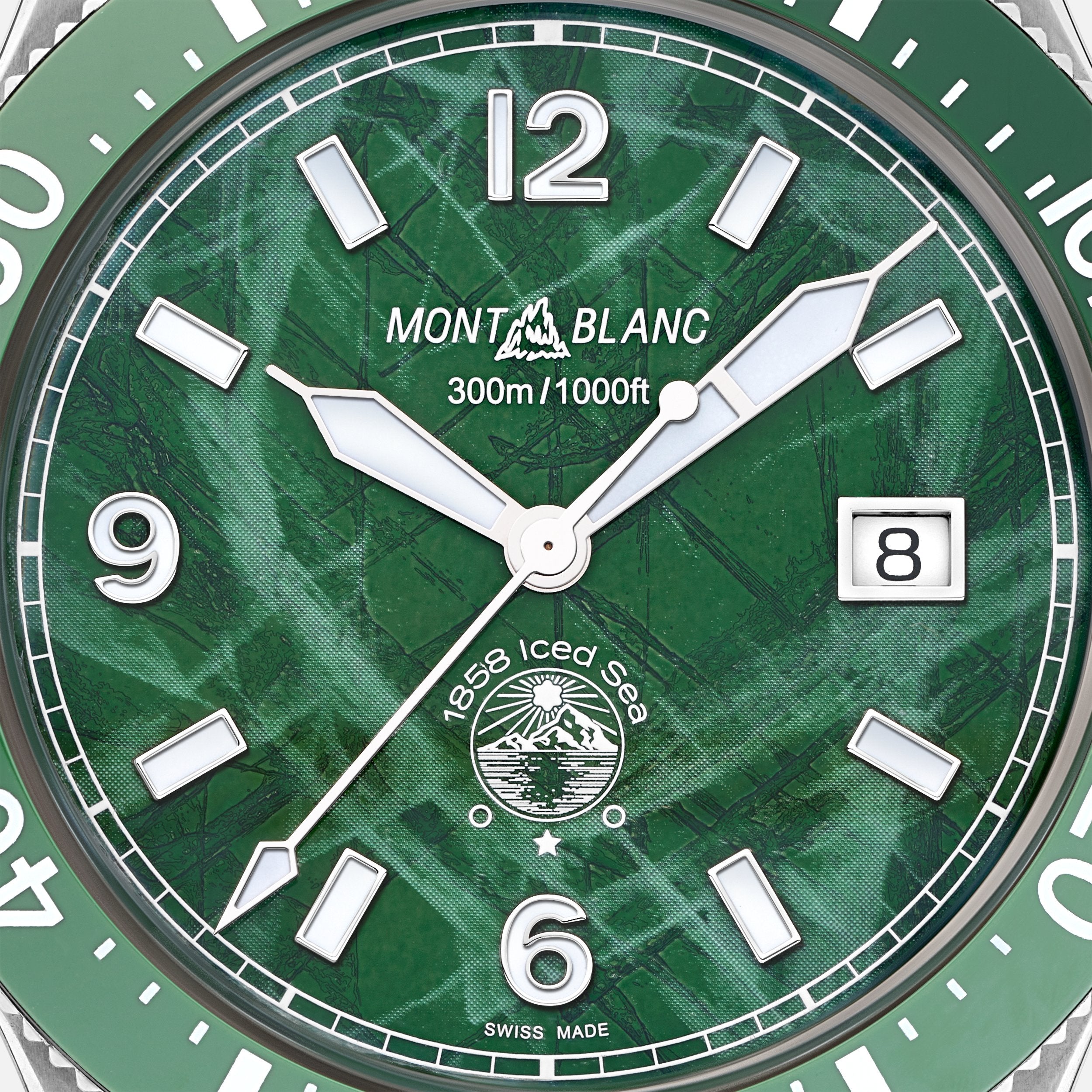 Montblanc 1858 Iced Sea Automatique Date