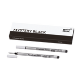 2 Recharges de feutre fin (B) Mystery Black 