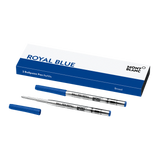 2 recharges pour stylo à bille (B) Bleu royal