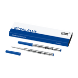 2 recharges pour stylo à bille (M) Bleu Royal