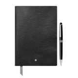 Coffret cadeau comprenant le stylo à bille Meisterstück Classique Platinum-Coated et le carnet de notes #146 en noir