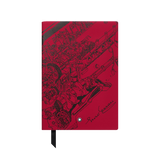 Carnet de notes #146 - Petits, grands personnages Enzo Ferrari, rouge, ligné